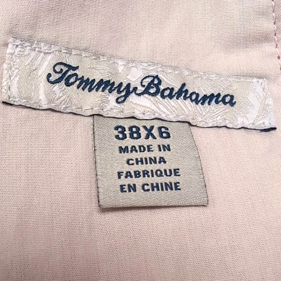 Tommy Bahama Shorts Mens Size 38 Geranium Boracay Stretch Chino Flat Front NEW - Picture 4 of 11